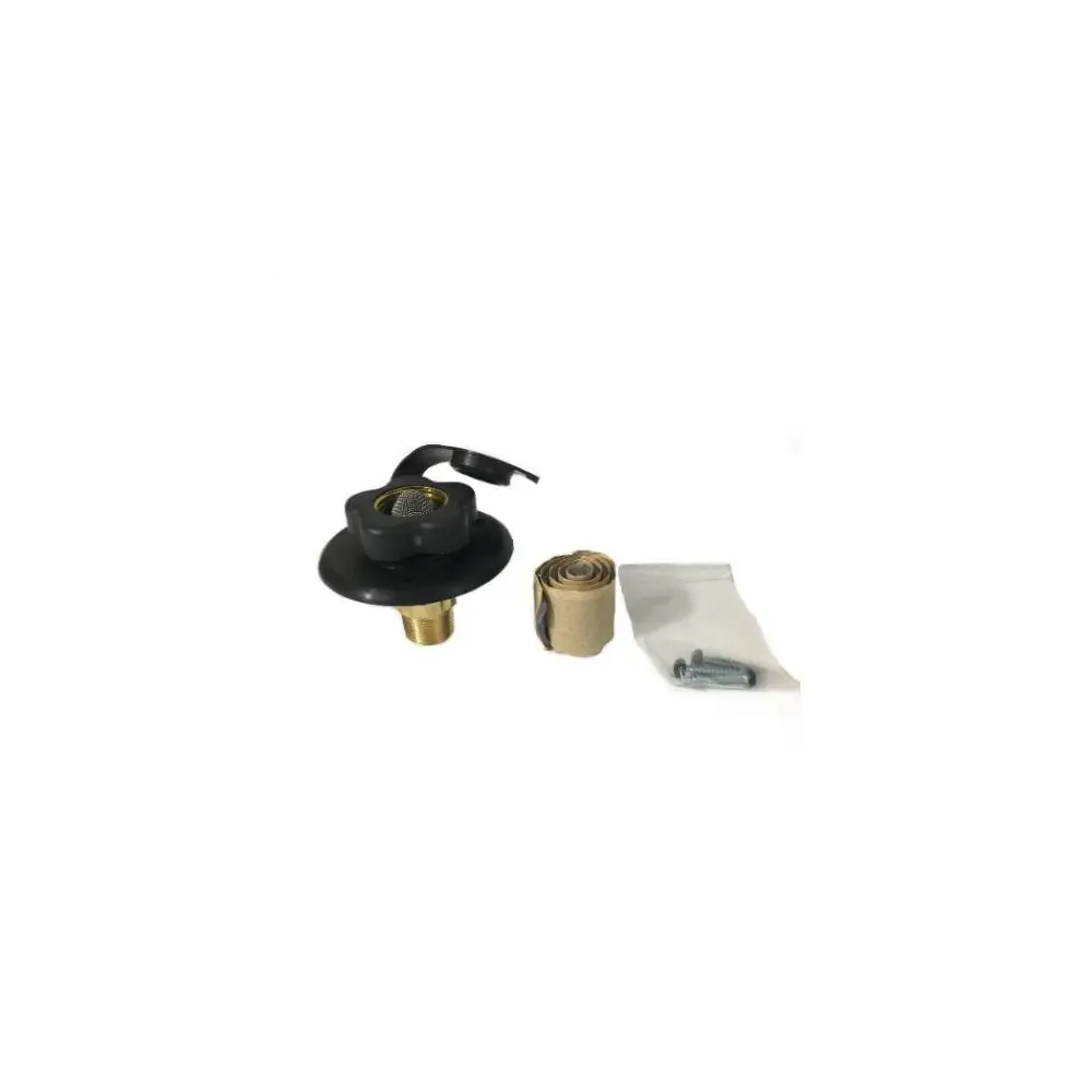 City Water Fill W/Brass Check Valve, Black - BBM94215